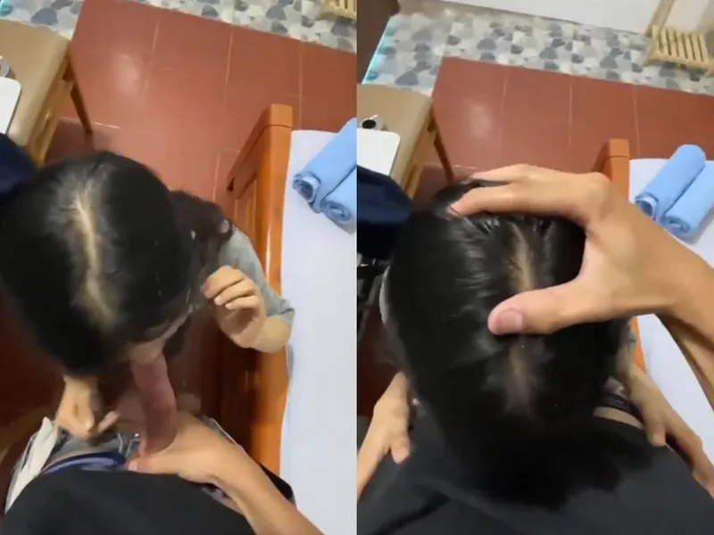 Xin má qua nhà bạn học thêm, nữ sinh c3 bị anh bồ xả sữa đặc vào mồm